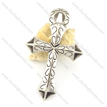 73mm big fancy cross pendant p001565