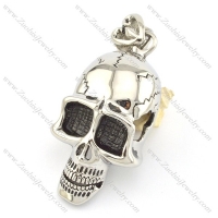 85mm large skull head pendant p001546