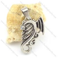 elegant casting wing pendant p001541