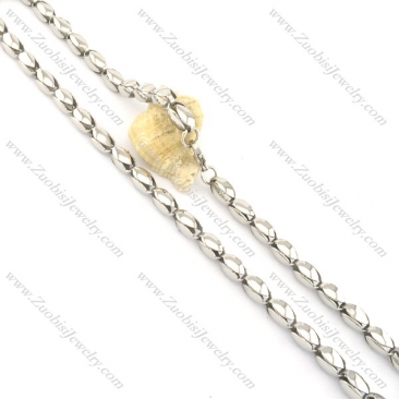 7mm wide hollow ball chain necklace n000528