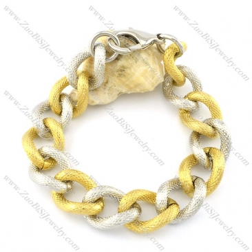 Beauteous Noncorrosive Steel plating bracelet for ladies -b001366