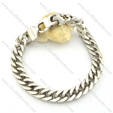 Brilliant 316L Steel stamping bracelets -b001418