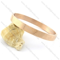 Exquisite Nonrust Steel stamping bangle -b001452