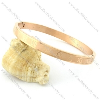 Pleasant 316L stamping bangle -b001446