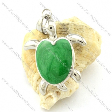 Green Tortoise Pendant -p001171