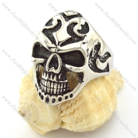 Beautiful Oxidation-resisting Steel skull ring for men -r001046