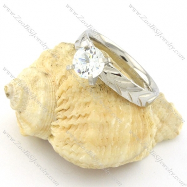 Enjoyable Oxidation-resisting Steel wedding rings -r001102