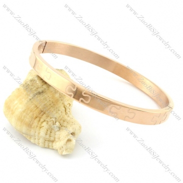 Clean-cut 316L stamping bangles -b001487