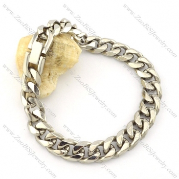 Nice Noncorrosive Steel men's stamping bracelet -b001519