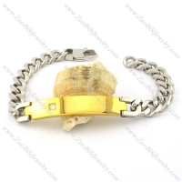 Nice Noncorrosive Steel id bracelets -b001531