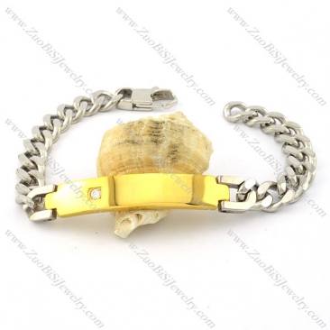Nice Noncorrosive Steel id bracelets -b001531