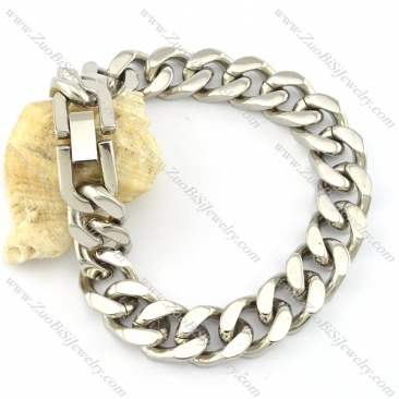 Exquisite Nonrust Steel men's stamping bracelet -b001525