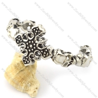 Super Stainless Steel skull bangles -b001555