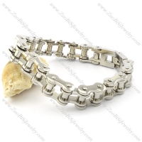 Functional 316L mens biker bracelets -b001550