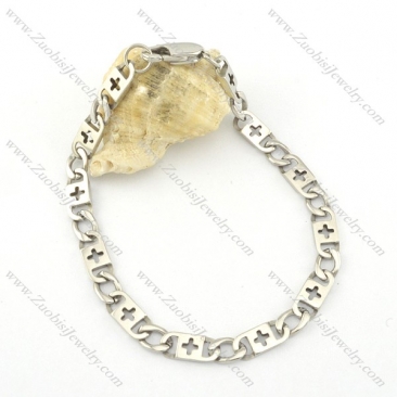 6mm cross chain bracelet b002072