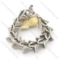 1 inch wide casting bracelet with skull OT buckle b002068