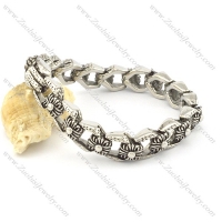 casting flower link bracelet b002041