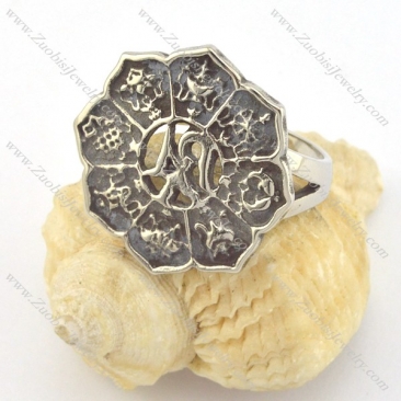 flower religion ring r001412