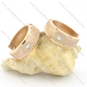 stainless steel cutting earring e000745