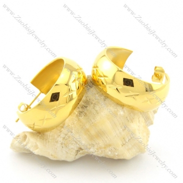 unique cutting earring e000732