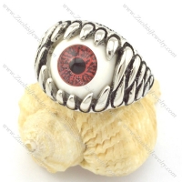 Dark Purple Gothic Eyeball Ring r001303