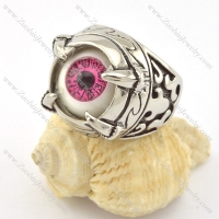 Purple Blinked Evil Eye Ring r001297