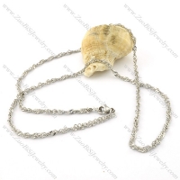 Nice Nonrust Steel small chain necklaces for ladies -n000380