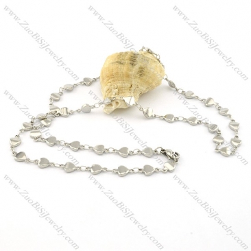 Great 316L Steel small chain necklaces for ladies -n000387