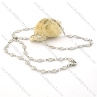 Remarkable Nonrust Steel small chain necklaces for ladies -n000390