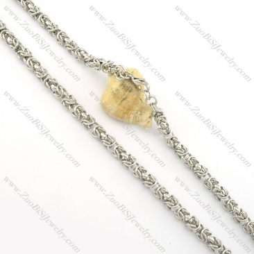 Good 316L stamping necklaces -n000400