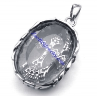 punk clear cross pendnat JP350187