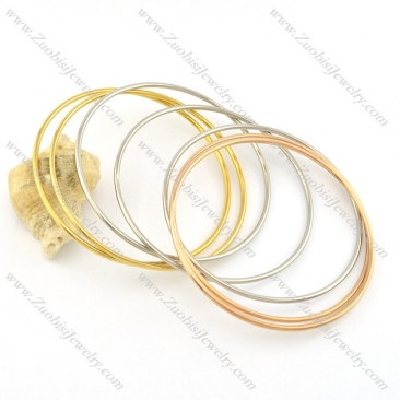 plating bangle including several rings b001973