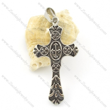 stainless steel cross pendants p001419