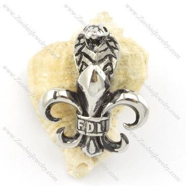 316l stainless steel casting pendant p001406