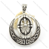 316l stainless steel casting pendant p001403