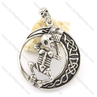 316l stainless steel casting pendant p001401