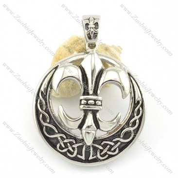 316l stainless steel casting pendant p001404