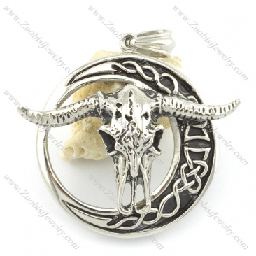 316l stainless steel casting pendant p001402