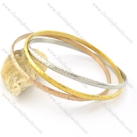 stainless steel plating rings bangles b001833