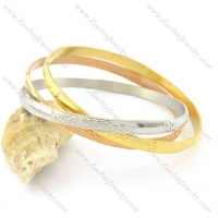 stainless steel plating rings bangles b001830