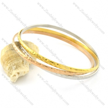 stainless steel plating rings bangles b001828