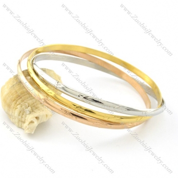 stainless steel plating rings bangles b001821