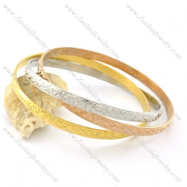 stainless steel plating rings bangles b001820