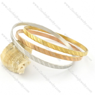 stainless steel plating rings bangles b001815