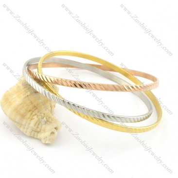 stainless steel plating rings bangles b001814