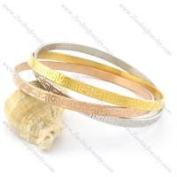 stainless steel plating rings bangles b001811