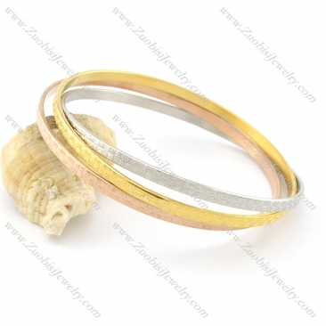 stainless steel plating rings bangles b001810