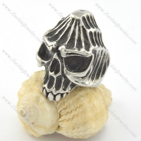 stainless steel phantom skull ring r001199