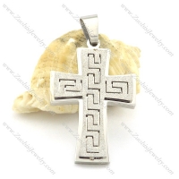 small size stainless steel cross pendant p001376