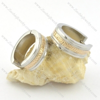 stainless steel plating earring e000722